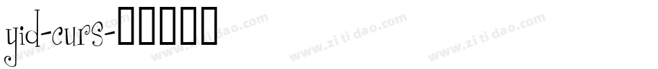 yid-curs字体转换