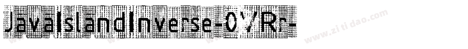 JavaIslandInverse-0VRr字体转换