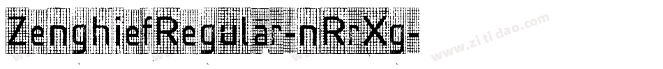ZenghiefRegular-nRrXg字体转换