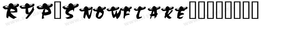 RYP-Snowflake-1字体转换