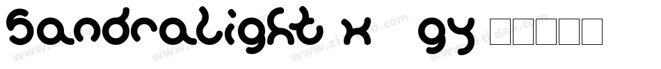 SandraLight-K77gy字体转换