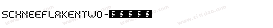 SchneeFlakenTwo字体转换
