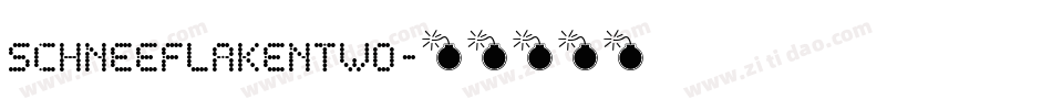 SchneeFlakenTwo字体转换