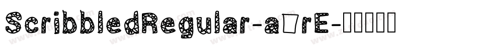 ScribbledRegular-a8rE字体转换