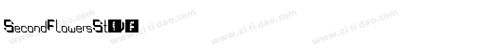 SecondFlowersSt-0oV4字体转换