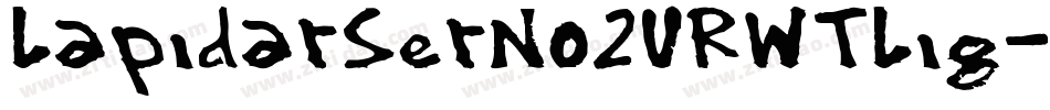 LapidarSerNo2URWTLig字体转换