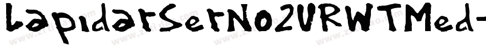 LapidarSerNo2URWTMed字体转换