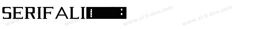 Serifali字体转换