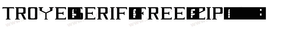 Troye-Serif-Free.zip字体转换