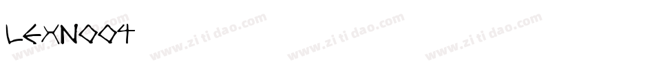 LEHN004字体转换