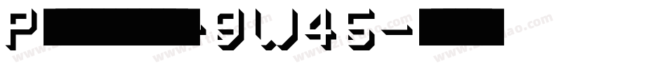 Pwsmallicons-9W45字体转换