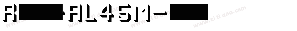 Ranting-AL45M字体转换
