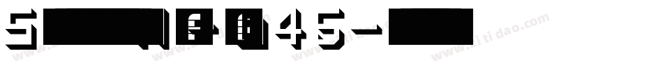 SpondulixNf-gD45字体转换