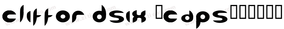 CliffordSix-Caps字体转换