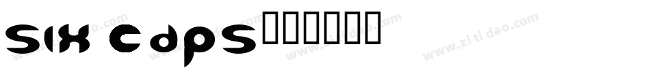 SixCaps字体转换