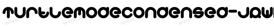 TurtleModeCondensed-JRW1E字体转换