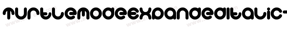 TurtleModeExpandedItalic-owX6V字体转换