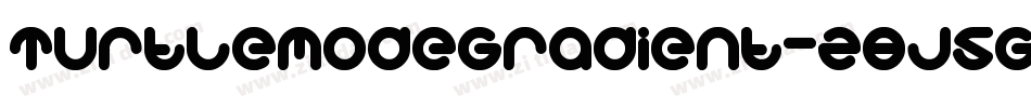 TurtleModeGradient-z8J5G字体转换