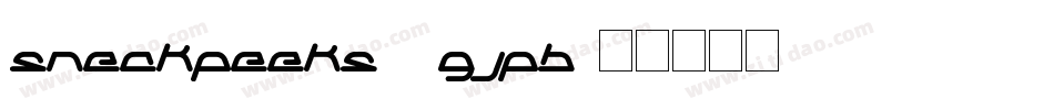 SneakPeeks-1GjPB字体转换