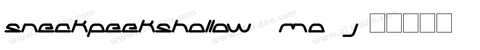 SneakPeeksHollow-8MO8J字体转换