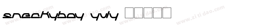 Sneakyboy-Yvly字体转换