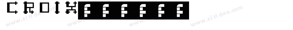 CROIX字体转换
