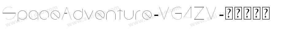 SpaceAdventure-VG4ZV字体转换