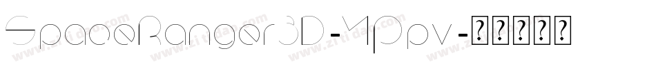 SpaceRanger3D-MPpv字体转换