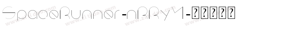 SpaceRunner-nRRyM字体转换