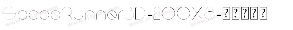 SpaceRunner3D-2OOX8字体转换