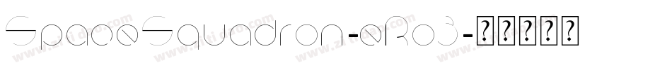 SpaceSquadron-eRo3字体转换