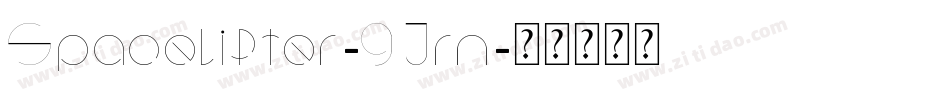 Spacelifter-9Jrn字体转换