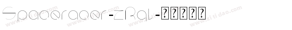 Spaceracer-zRql字体转换