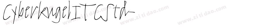 CyberkugelITCStd字体转换