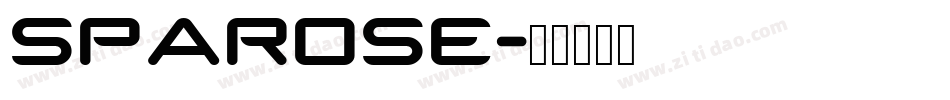 Sparose字体转换