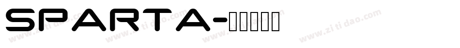 Sparta字体转换