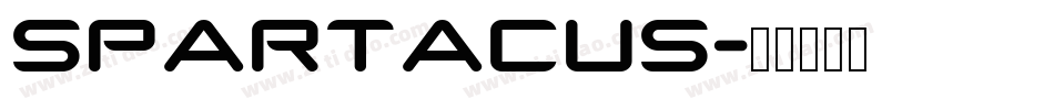 Spartacus字体转换