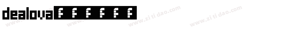 Dealova字体转换