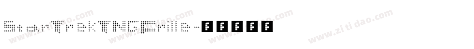 StarTrekTNGCrille字体转换