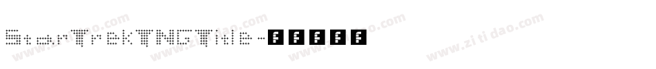 StarTrekTNGTitle字体转换