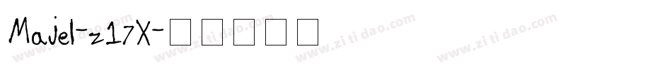 Majel-z17X字体转换