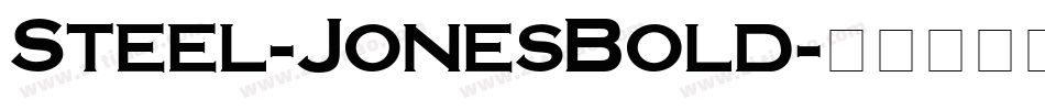 Steel-JonesBold字体转换