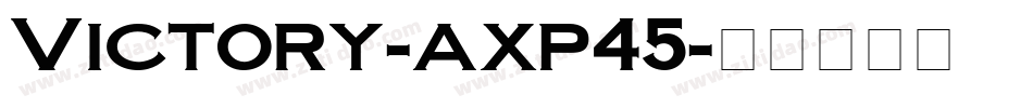 Victory-axp45字体转换