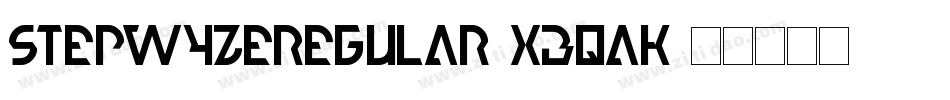 StepwyzeRegular-X3qaK字体转换