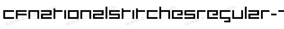 CfNationalStitchesRegular-7yYB字体转换
