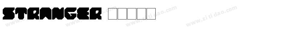 Stranger字体转换