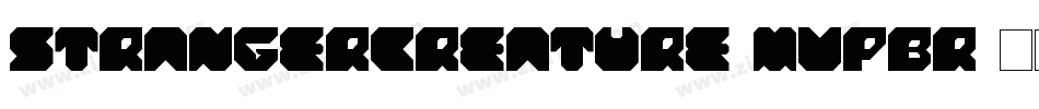 StrangerCreature-MVpBr字体转换