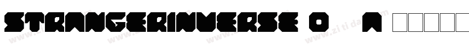 StrangerInverse-o51A字体转换