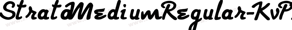 StratoMediumRegular-KvPX字体转换
