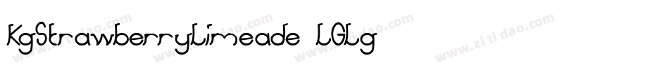 KgStrawberryLimeade-LGLg字体转换